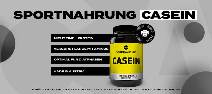 SPORTNAHRUNG Casein: der ideale Begleiter in der Diät & beim Muskelaufbau