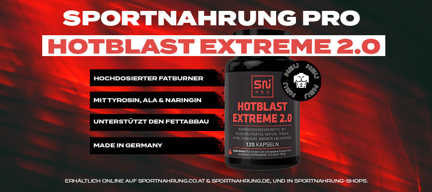 SPORTNAHRUNG PRO Hot Blast Extreme 2.0: Unser beliebtester Fatburner