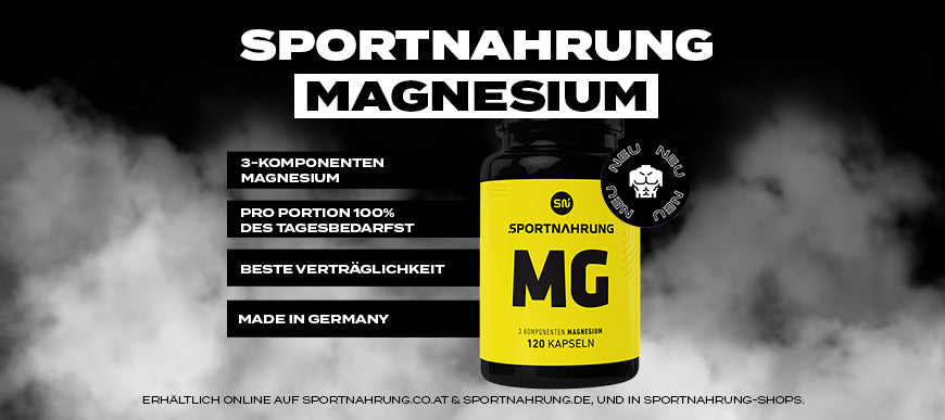SPORTNAHRUNG Magnesium: optimale Versorgung nach dem Sport & im Alltag