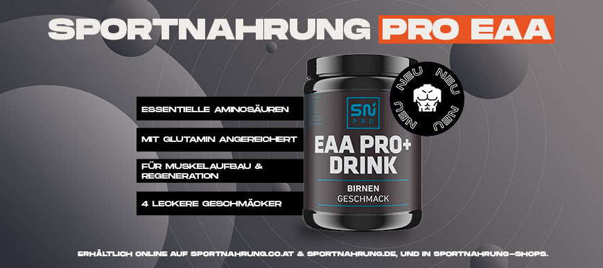 SPORTNAHRUNG PRO EAA: leckerer Drink mit essentiellen Aminosäuren