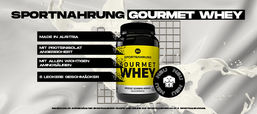 Dürfen wir vorstellen? Das leckere SPORTNAHRUNG Gourmet Whey