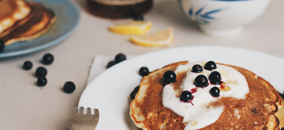 Selbstgemachte Proteinpancakes