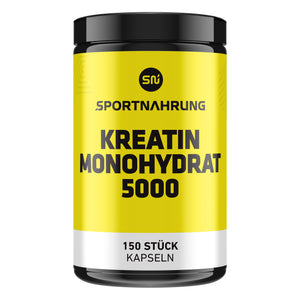 Sportnahrung 5000 Kreatin Monohydrat Kapseln